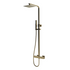 square thermostatic bar mixer shower brushed bronze, Alessio, Mixer Showers, Showers, 2