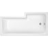nuie 1500mm left hand square shower bathwbs1585l, Baths, Shower Baths, Square Shower Baths, Nuie, 1