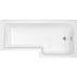 nuie 1500mm right hand square shower bathwbs1585r, Baths, Shower Baths, Square Shower Baths, Nuie, 2