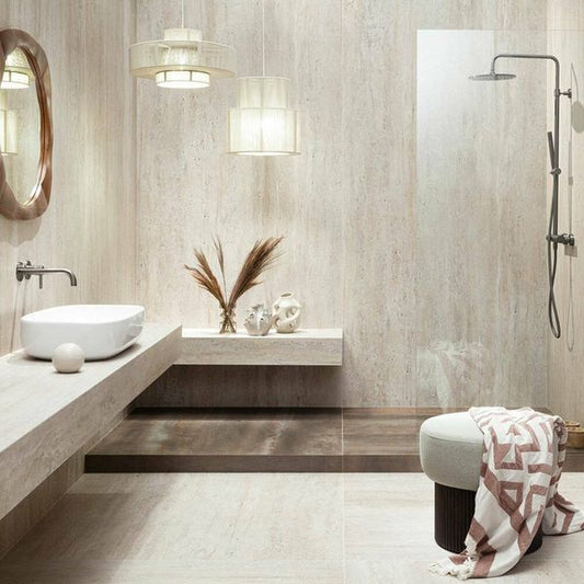travertino matt travertine effect tiles 1200x600mm, Floor Tiles, Porcelain Tiles, Stone, Travertine, Wall Tiles, Beige Tiles, 1