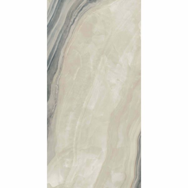 White Opal Polished Marble Effect Tiles 1200x600mm