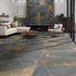 strato natural rustic black slate effect matt tiles 1200x595mm, Floor Tiles, Porcelain Tiles, Wall Tiles, Black Tiles, 1
