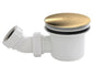 Nuie White & Brass Fast Flow Shower Waste