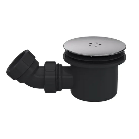 Nuie Mega Flow Shower Waste Gun Metal Top