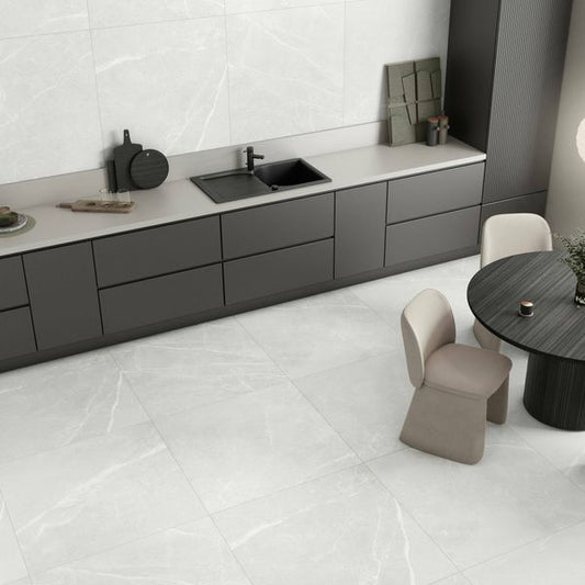 toulouse white stone effect tiles 900x900mm, Floor Tiles, Porcelain Tiles, Wall Tiles, White Tiles, 1