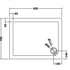nuie rectangular shower tray 900 x 700mmtr71007, Nuie, grey, Rectangular Trays, Shower Trays, 2
