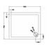 nuie rectangular shower tray 900 x 760mmtr71008, Nuie, grey, Rectangular Trays, Shower Trays, 2