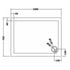 nuie rectangular shower tray 1000 x 760mmtr71012, Nuie, grey, Rectangular Trays, Shower Trays, 2