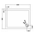 nuie rectangular shower tray 1000 x 800mmtr71013, Nuie, grey, Rectangular Trays, Shower Trays, 2