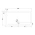 nuie rectangular shower tray 1500 x 800mmtr71043, Nuie, grey, Rectangular Trays, Shower Trays, 2