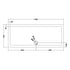 nuie rectangular shower tray 1700 x 700mmtr71061, Nuie, grey, Rectangular Trays, Shower Trays, 2