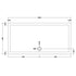 nuie rectangular shower tray 1800 x 900mmtr71074, Nuie, grey, Rectangular Trays, Shower Trays, 2