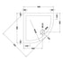 nuie quadrant shower tray 700 x 700mmtr71096, Nuie, grey, Quadrant Trays, Shower Trays, 2