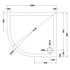 nuie offset quadrant shower tray lh 1000 x 900mmtr71110, Nuie, grey, Offset Quadrant Trays, Shower Trays, 2