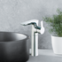 ugo designer tall mono basin mixer tap, Alessio, Chrome Basin Taps, Taps, 3