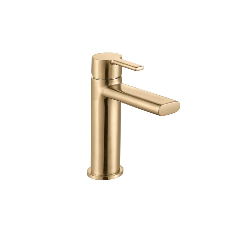 Valente Basin Mixer Tap- Brushed Brass