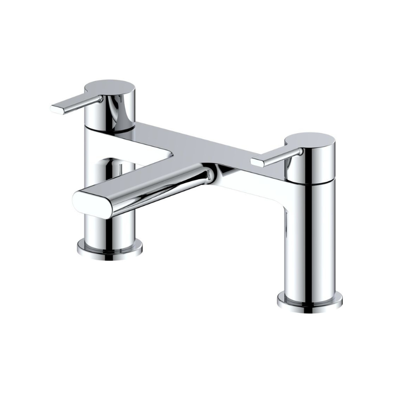 Valente Bath Filler Mixer Tap - Chrome