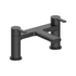 valente bath filler mixer tap matt black, Alessio, Black Bath Taps, Taps, 1
