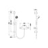 nuie choice round bar valve and slider rail kit chrome, Nuie, Bar Mixer Shower Sets, Bar Shower Valves, Mixer Showers, Showers, 2