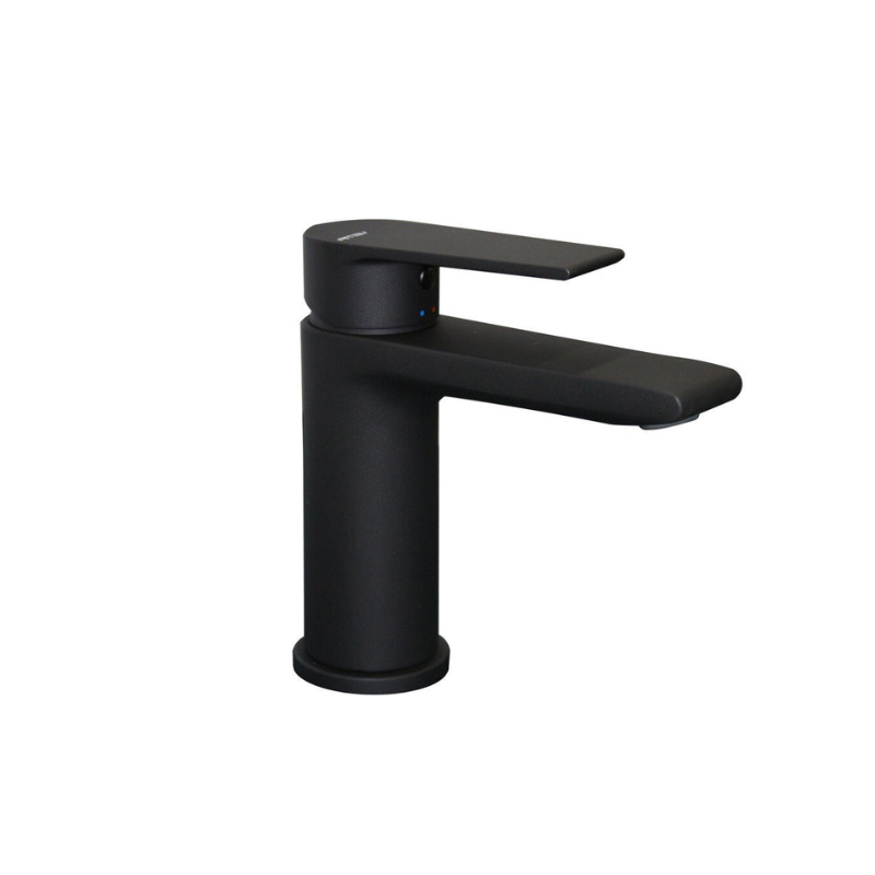 Vema Timea Matt Black Basin Mixer Tap