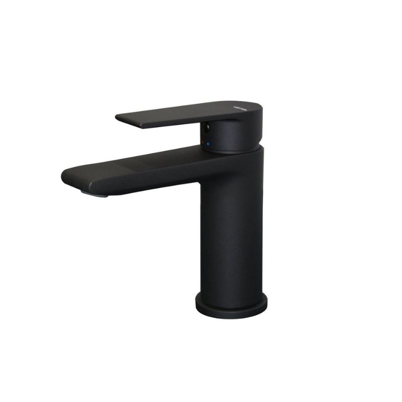 Vema Timea Matt Black Basin Mixer Tap