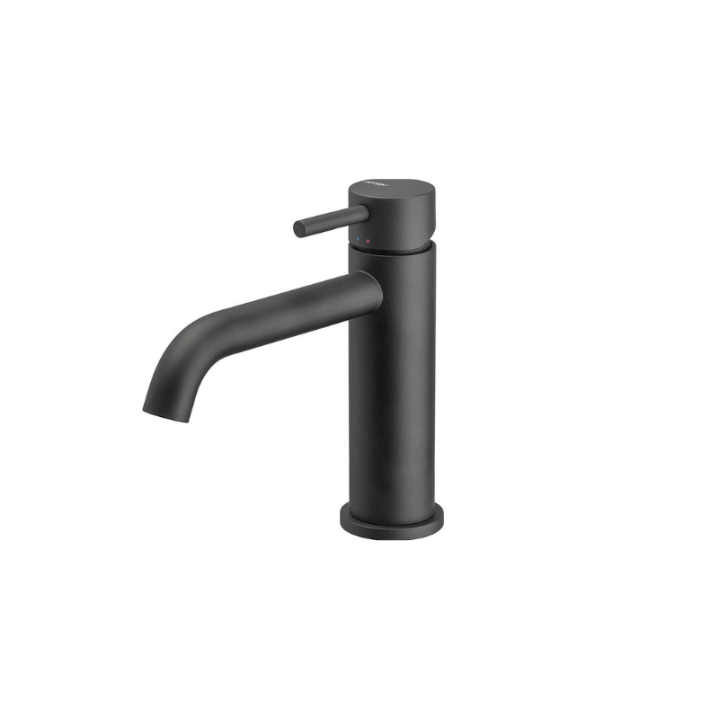 Vema Maira Matt Black Basin Mixer Tap