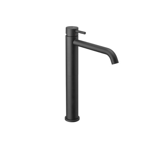 Vema Maira Matt Black Tall Basin Mixer Tap