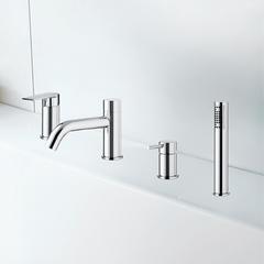 Vema Timea 4-Hole Bath Shower Mixer Tap