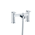 aurora chrome bath filler tap with shower mixer kit, Alessio, Chrome Bath Shower Mixer Taps, Bath Taps, Taps, 3