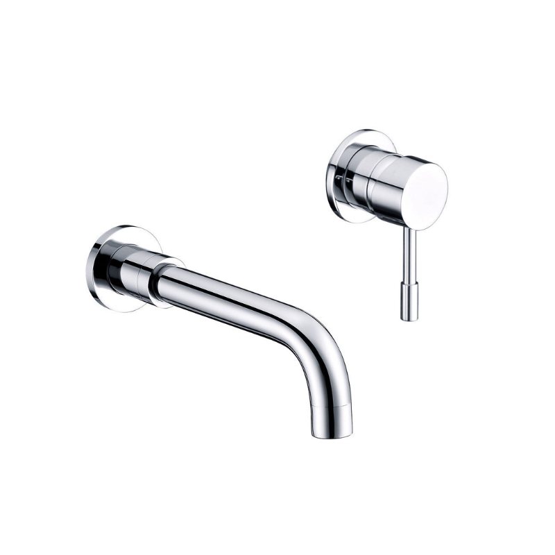 Vito Wall Mounted Chrome Basin Mixer Tap