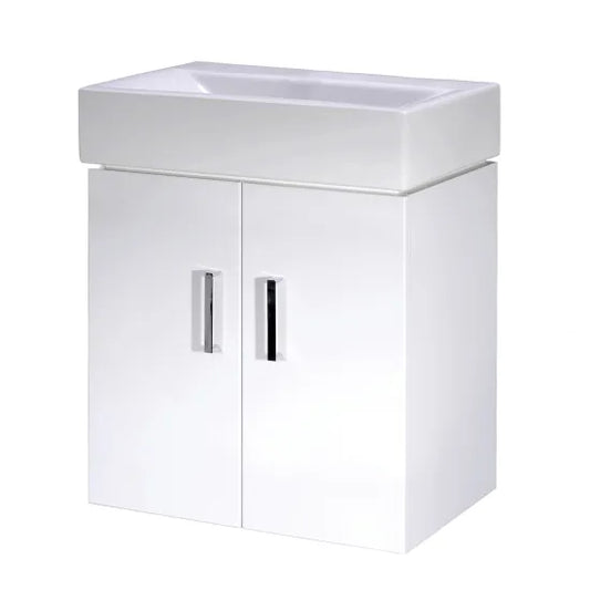 nuie 450mm wall hung basin unitvtww450, Nuie, Wall Hung Vanity Unit, 1