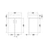nuie 450mm wall hung basin unitvtww450, Nuie, Wall Hung Vanity Unit, 3