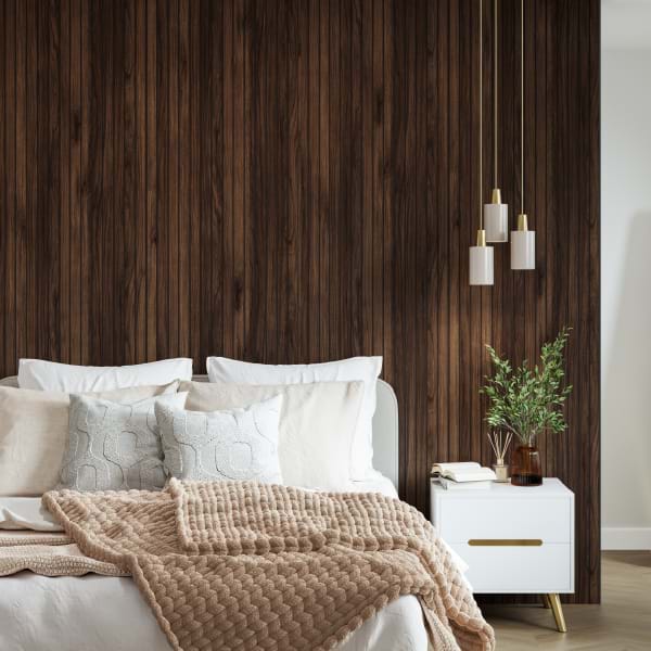 Nature panel - Brown Warmia Walnut (1307) Hydro-Lock T&G 2400x598x11mm