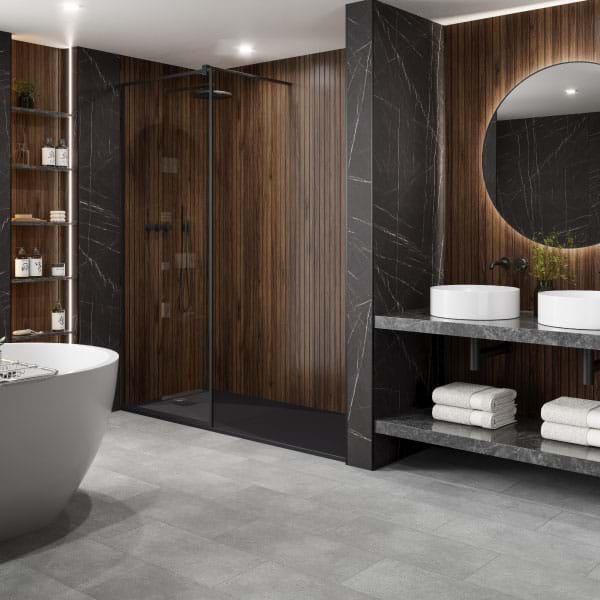 Nature panel - Brown Warmia Walnut (1307) Hydro-Lock T&G 2400x598x11mm