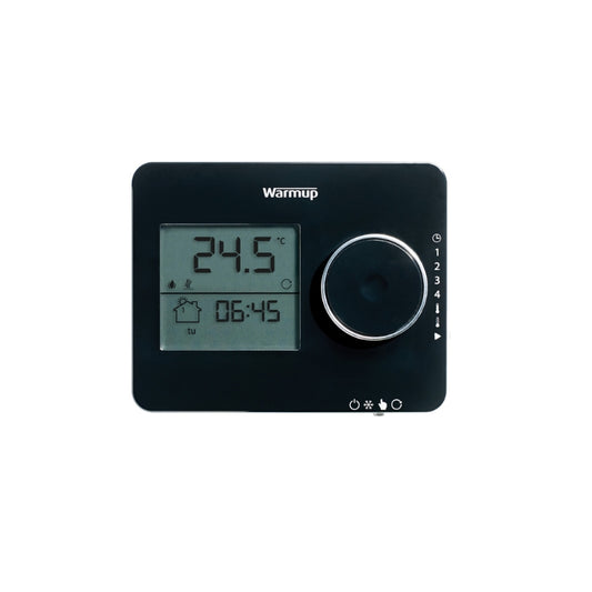 Warmup Tempo Digital Programmable Thermostat - Piano Black