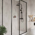 Multipanel White Gypsum Tile Effect Wet Wall Shower Panel