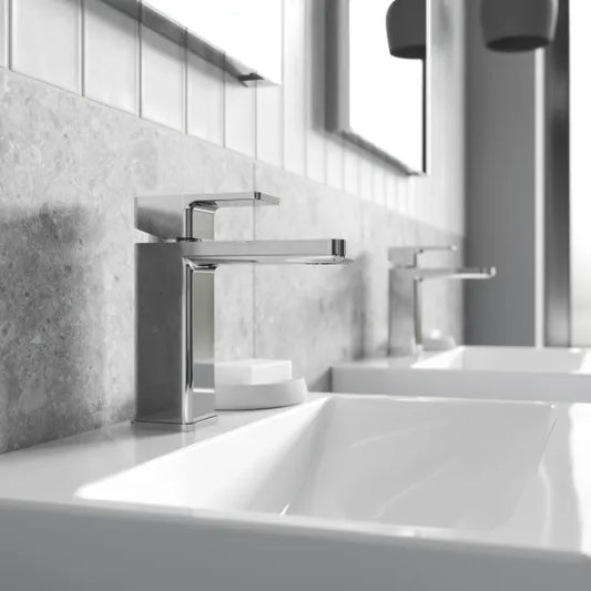 nuie mono basin mixer with push button wastewin305, Nuie,  Basin Taps, Taps, 3