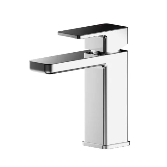 Nuie Mini Basin Mixer With Push Button Waste