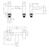 nuie deck mounted bath fillerwin403, Nuie,  Basin Taps, Taps, 3
