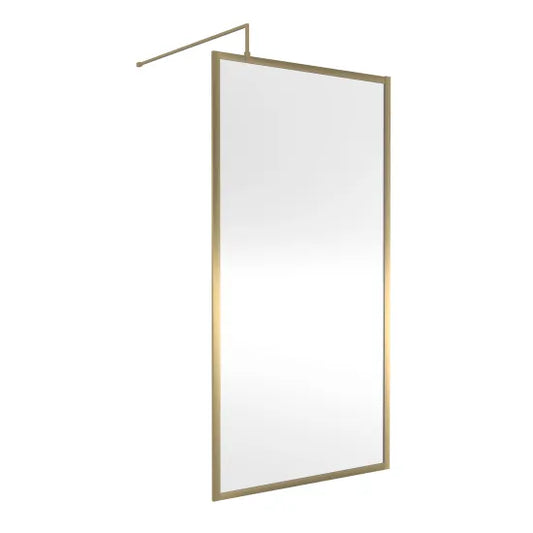 nuie full outer frame wetroom screen 1850x1000x8mmwrfbb1810, Nuie, , Shower Enclosures, Wetroom Screens, 1
