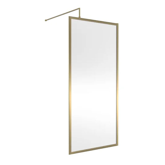 nuie full outer frame wetroom screen 1850x900x8mmwrfbb1890, Nuie, , Shower Enclosures, Wetroom Screens, 1