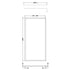 nuie full outer frame wetroom screen 1850x900x8mmwrfbp1890, Nuie, black, Shower Enclosures, Wetroom Screens, 2