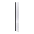 nuie 300mm fluted hinged flipper screenwrfl18530bphc, Nuie, black, Shower Enclosures, Wetroom Screens, 1
