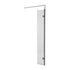 nuie fluted swing screen 300x1850 gmwrfl18530gm, Nuie, brushed pewter, Shower Enclosures, Wetroom Screens, 1