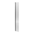 nuie 1850 x 300 x 8mm fluted hinged screenwrfl18530gmhc, Nuie, brushed pewter, Shower Enclosures, Wetroom Screens, 1