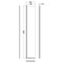nuie 1850 x 300 x 8mm hinged return screenwrs030gmhc, Nuie, brushed pewter, Shower Enclosures, Wetroom Screens, 2