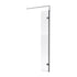 nuie 300x1850mm wetroom swing screenwrs030hgm, Nuie, brushed pewter, Shower Enclosures, Wetroom Screens, 1