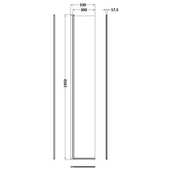 Nuie 300mm Hinged Flipper Screen