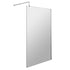nuie 1200mm wetroom screen support barwrsc12, Nuie, chrome, Shower Enclosures, Wetroom Screens, 1