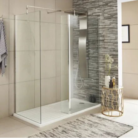 Nuie Wetroom Return Screen 215 x 1850mm